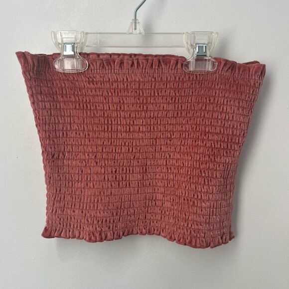Hollister Co. Women's Dusty Pink Bandeau Top - Picture 1 of 3